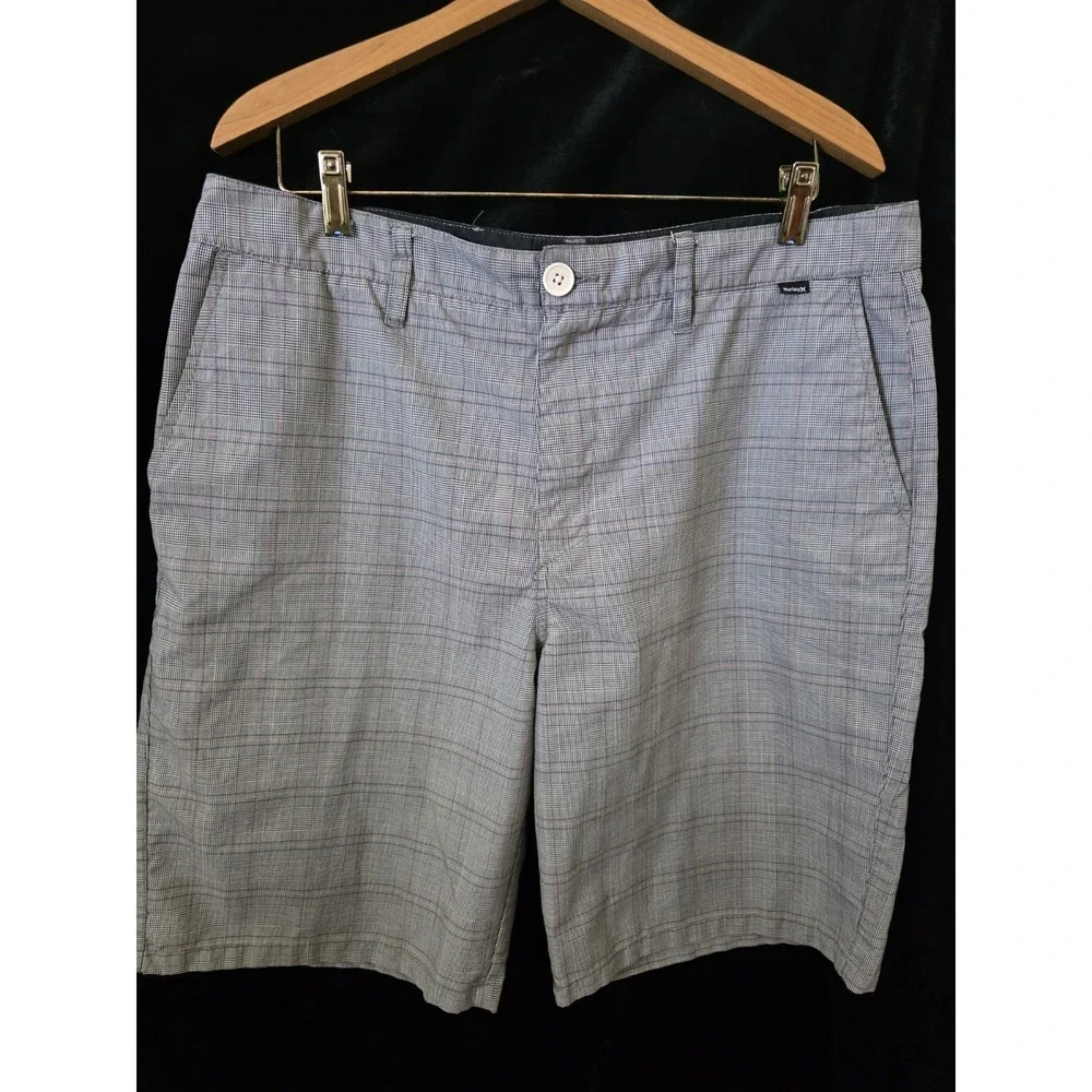 Hurley Mens Barcelona Plaid Walkshort Size 36
